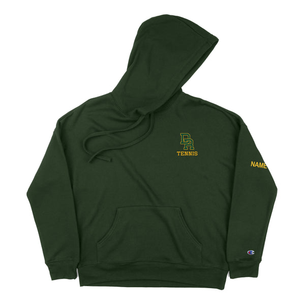 Dighton-Rehoboth Girls Tennis: Champion® Hoodie (Green)