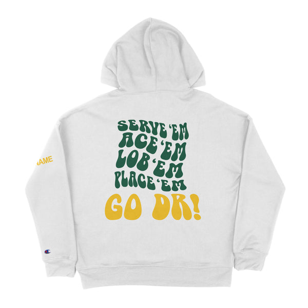 Dighton-Rehoboth Girls Tennis: Champion® Hoodie (White)