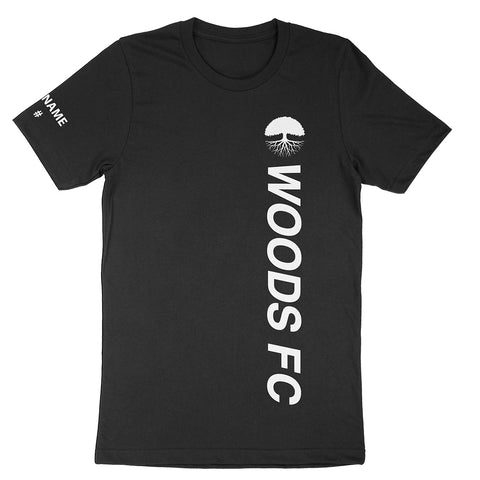 GWFC Short-Sleeve Vertical T-Shirt - BLACK